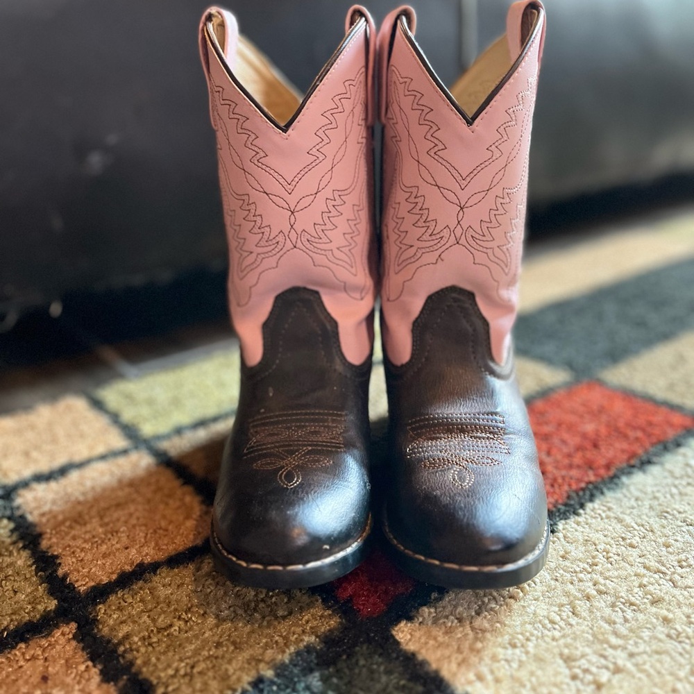 SMOKY MOUNTAIN MONTEREY JUNIOR GIRLS WESTERN BOOTS Size 2